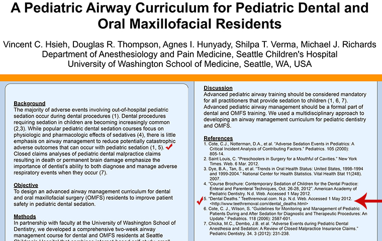 pediatric airway curriculum pediatric dental oral maxillofacial residents
