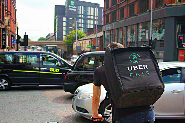 uber eats bike taxi